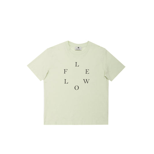 T-Shirt PIZZOMETA 100% Cotone Verde Pastello