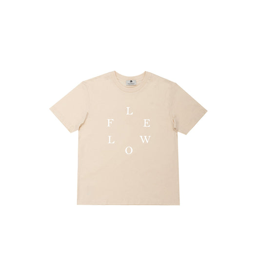 T-Shirt PIZZOMETA 100% Cotone Natural Raw